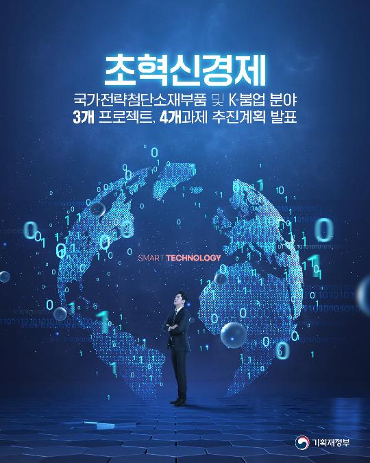 초혁신경제_국가전략첨단소재부품 및 K-붐업 분야 3개 프로젝트, 4개과제 추진계획 발표
