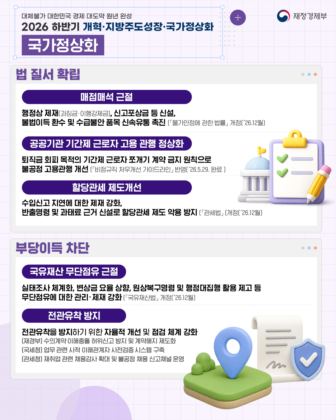 대체 불가 대한민국으로 가는 경제大도약 원년 완성 - 2026 하반기 개혁·지방주도성장·국가정상화 #2편 6}